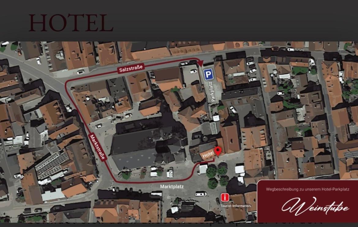 Hotel Weinstube Am Markt Gerolzhofen Eksteriør bilde